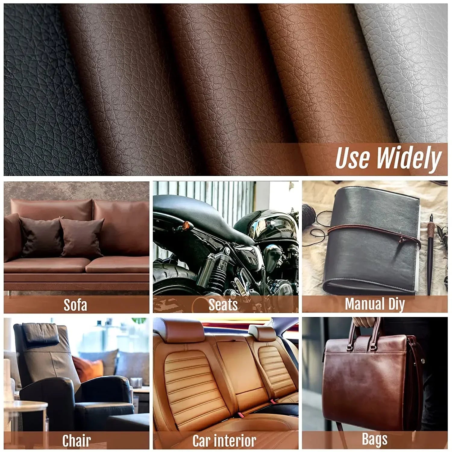 200x137cm Self-adhesive Leather Repair Patch Hole Patch Sticker for Sofa Table Chair Bag Shoes Bed Automotive Interio