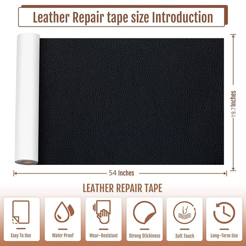 200x137cm Self-adhesive Leather Repair Patch Hole Patch Sticker for Sofa Table Chair Bag Shoes Bed Automotive Interio